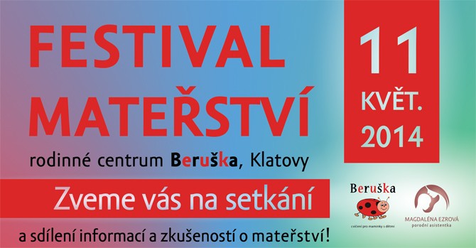Festival Mateřství 11. 5. Klatovy